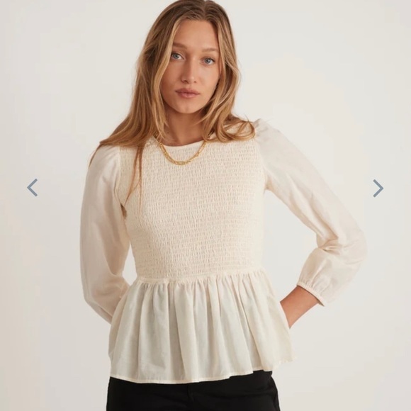 Marine Layer Tops - Nwt Marine Layer Gabrielle Smock Top Size XS